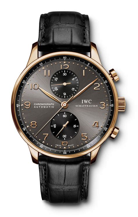 iwc portuguese red gold|iwc portugieser chronograph.